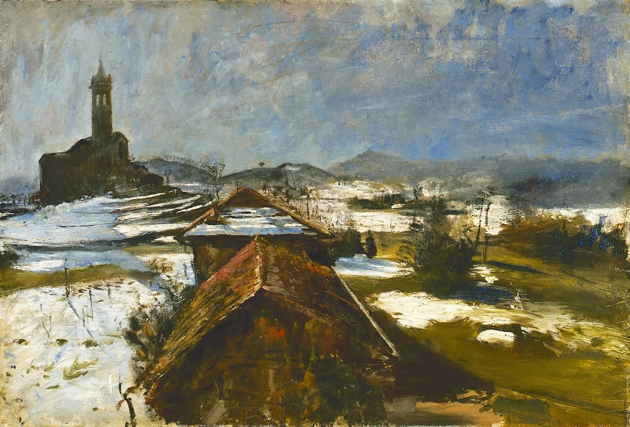 Villaggio sotto la neve - Gallerie d’Italia, Piazza Scala, Milano